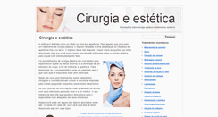 Desktop Screenshot of cirurgiaeestetica.com