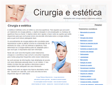 Tablet Screenshot of cirurgiaeestetica.com